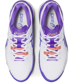 Женские Кроссовки теннисные Asics Gel-Resolution 9 - white/amethyst