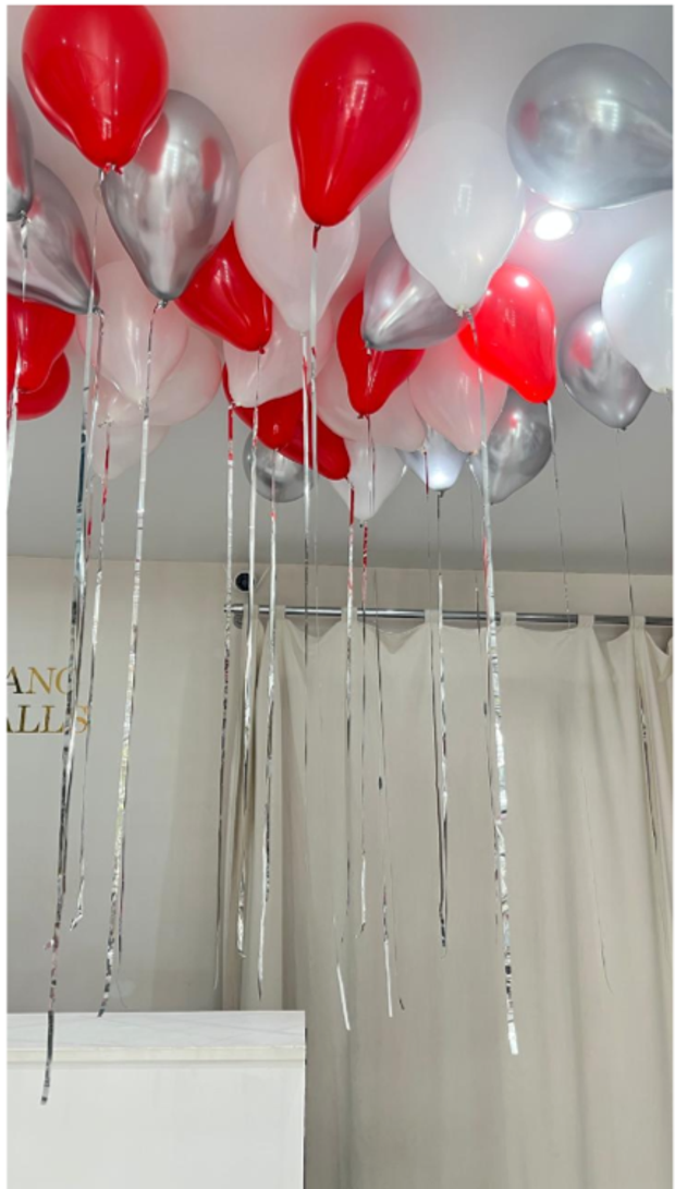 Коробка-сюрприз с шарами №161