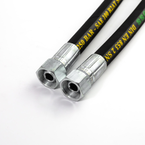 Рукав РВД DIN 2SN P=250 d=16 L=1 010 DK- (Г) 27x1.5 [S32] DK- (Г) 27x1.5 [S32]