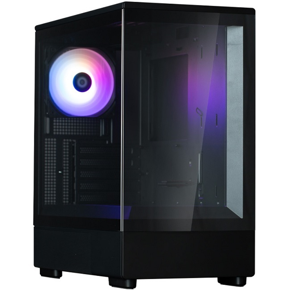 Корпус Mini-Tower Zalman P10 Black, RGB-подсветка, Micro-ATX, черный
