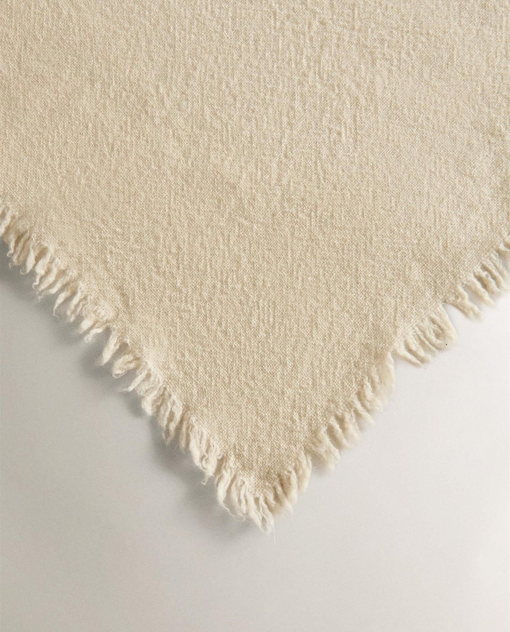 Zara Home - Шерстяной плед, экрю, 200x300 см