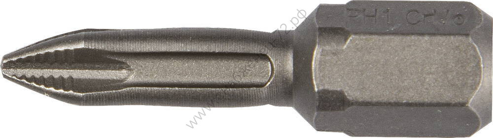 KRAFTOOL PH 1, 25 мм, 2 шт, Торсионные биты (26121-1-25-2)