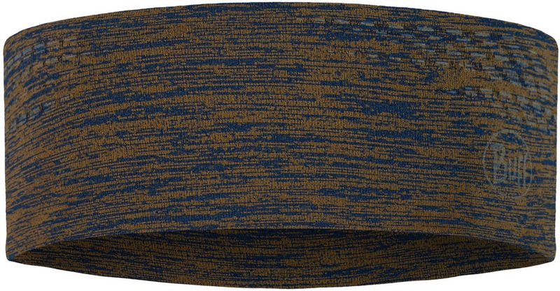 Повязка спортивная светоотражающая Buff DryFlx Headband Brindle Brown Фото 1