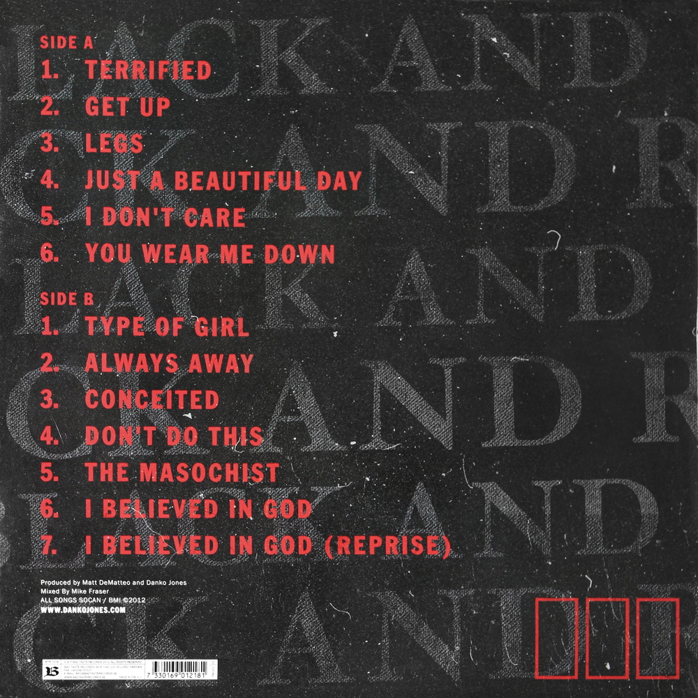 Danko Jones / Rock and Roll Is Black and Blue (LP)