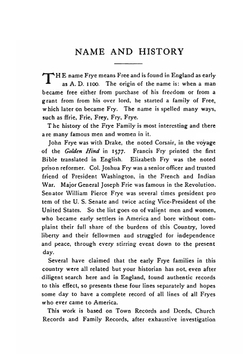 Frye genealogy | Ellen Frye Barker