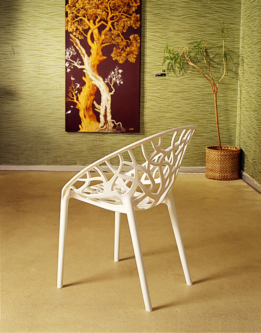 Кресло пластиковое Siesta Contract Crystal, белый