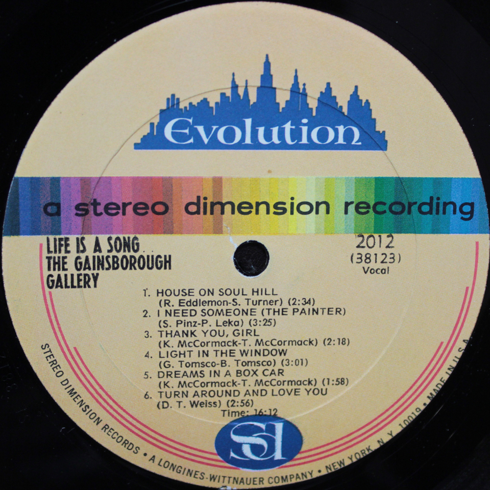 The Gainsborough Gallery / Life Is A Song (LP)