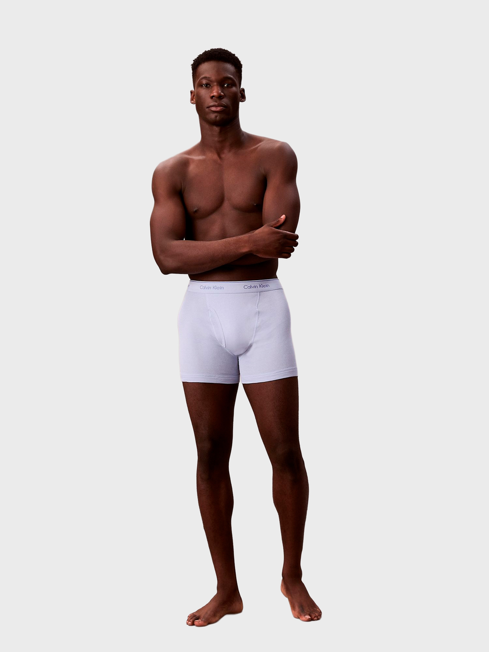 Мужские трусы Calvin Klein боксеры-брифы Cotton Classic 5-Pack Multi Grey