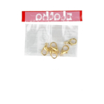 "Zlatka" Замок для бус "карабин" DM-01/5, DS-01/5, DB-02/5 и DB-01/5 5шт №01 под золото