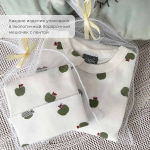 Футболка с длинным рукавом Mjölk Яблочки, уценка