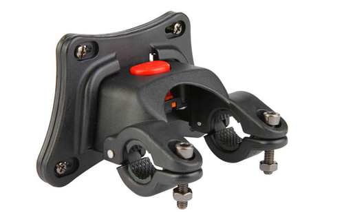 Крепёж для корзины быстросъемной, на руль, 22,2-31,8мм, пластиковый, черный