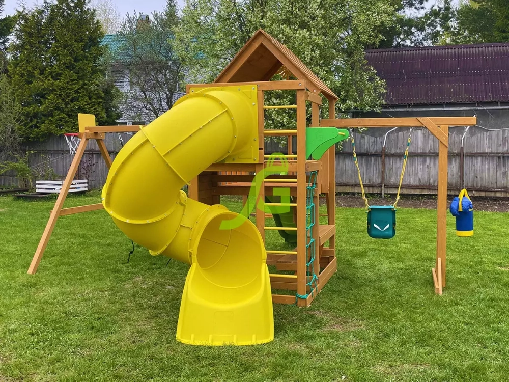Детская площадка Крафт Pro 4 с трубой мод.2