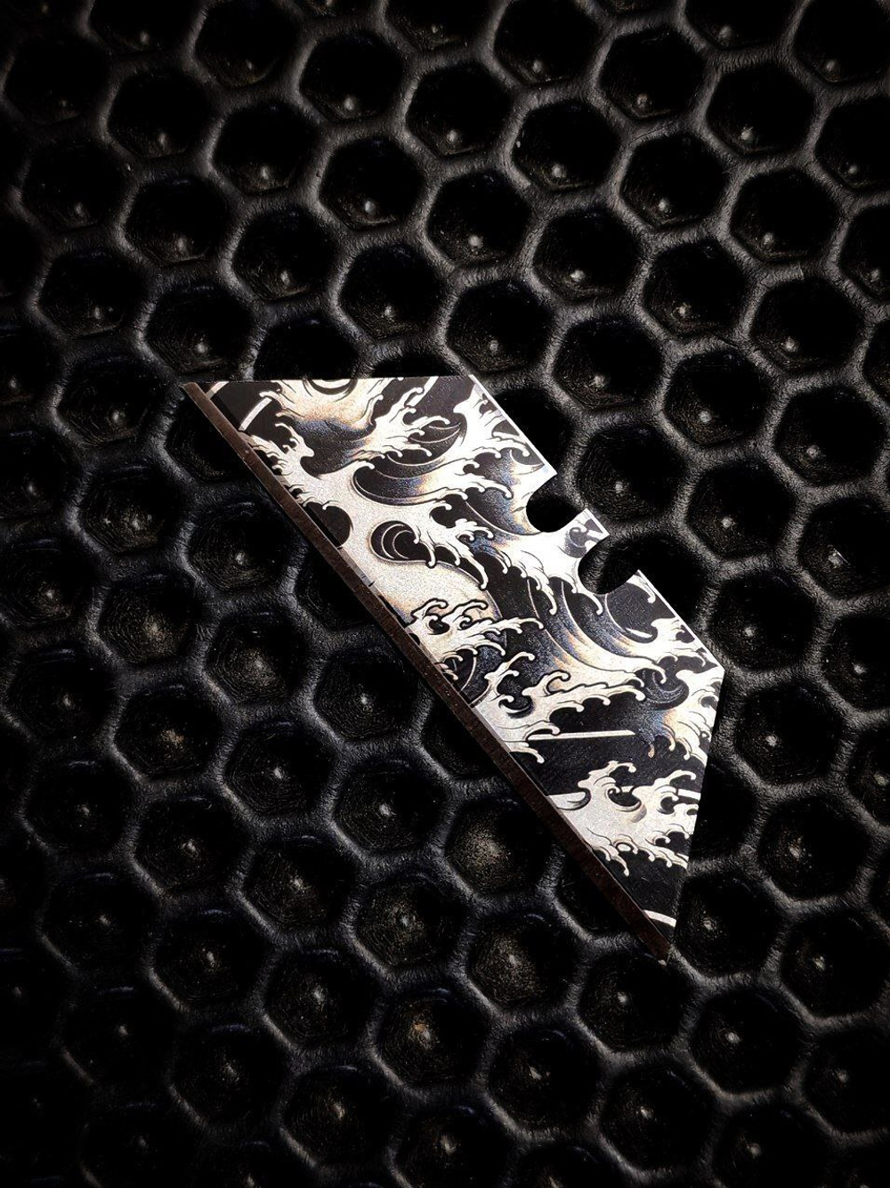 Сменные лезвия с гравировкой. Японский сет №3