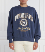 Худи TJM BOXY LUXE VARSITY CREW Tommy Jeans - темно-синий(DM0DM17798)
