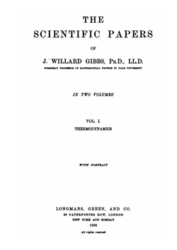 The Scientific Papers. Volume 1. Thermodynamics | Josiah Willard Gibbs