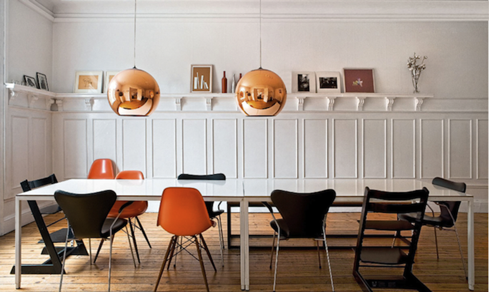 Подвесной дизайнерский светильник  Copper Shade by Tom Dixon (бронзовый)