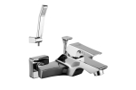 LM4502C Юнит Смеситель для ванны, с коротким изливом, с аксессуарами, хром (к/к 4)