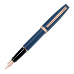 Перьевая ручка Aurora Style Resina Matt Blue PGT, перо - F, в подарочной коробке