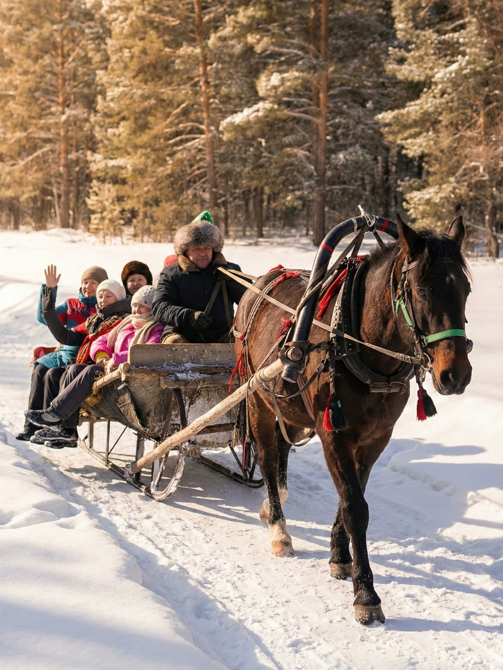 Прогулка в санях