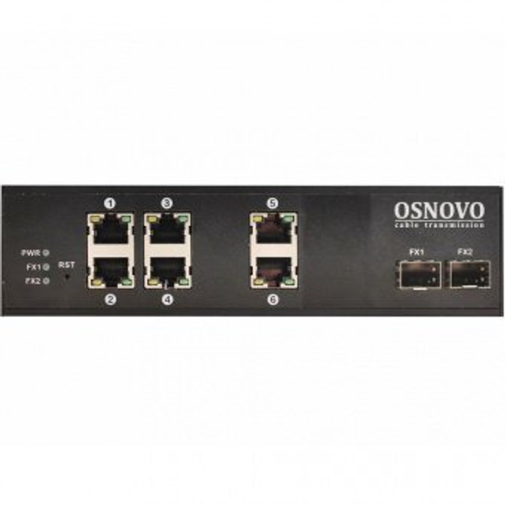 SW-8062/IC Промышленный PoE коммутатор Gigabit Ethernet на 8 портов