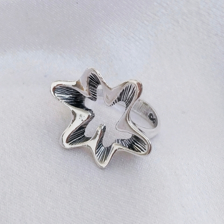 "Астера" кольцо в серебряном покрытии из коллекции "Vogue" от Jenavi