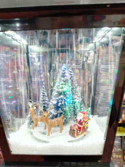 Рождественские уличные , музыкальные , снежные фонари 190 см