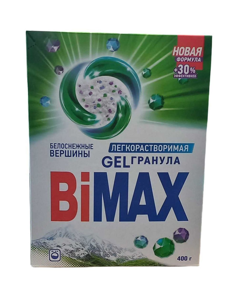 Порошок "BIMAX" белоснежные вершины 400гр