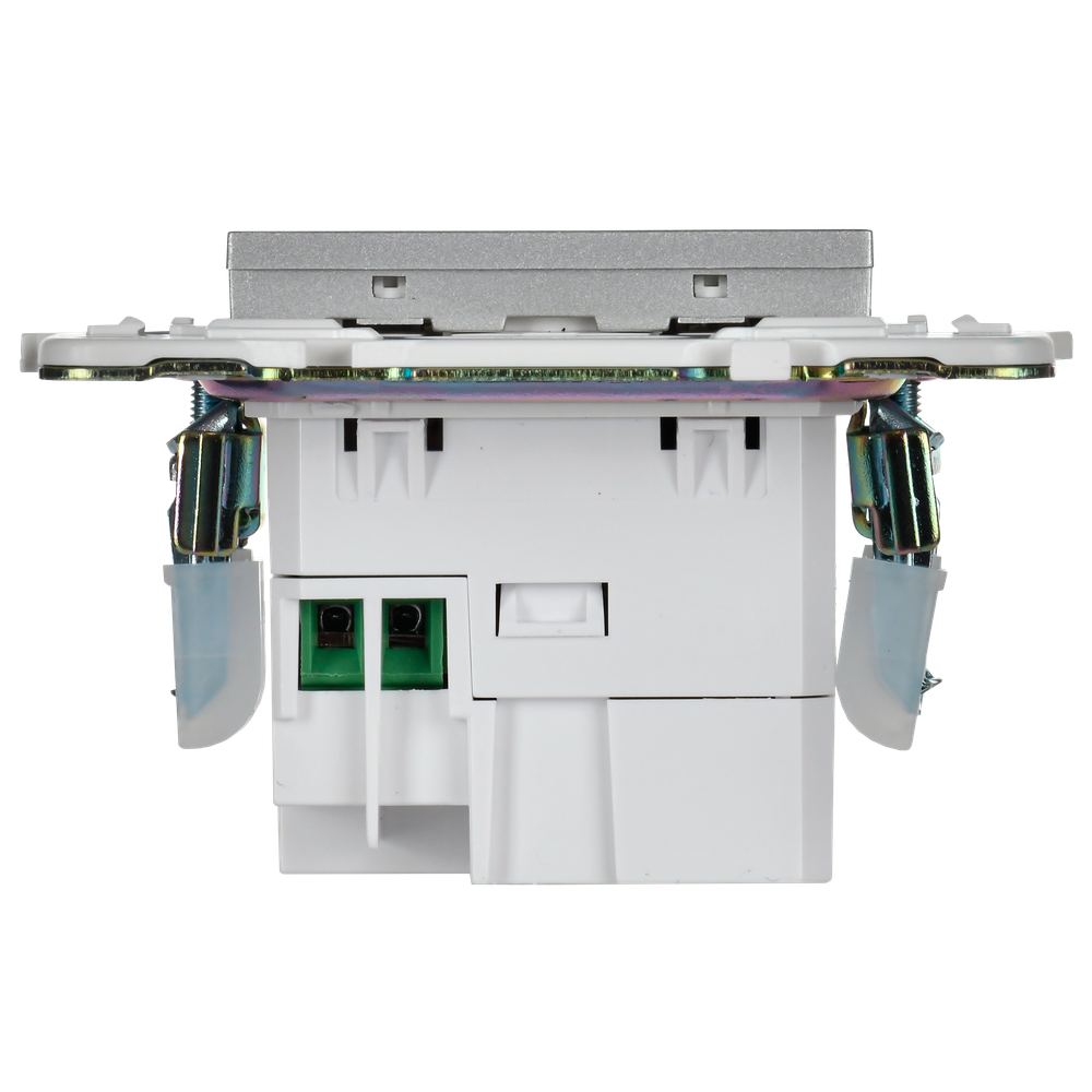 SKANDY Розетка USB A+C 18Вт SK-R13S серебряный IEK
