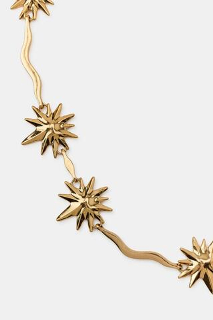 ZARA МЕТАЛЛИЧЕСКИЙ РЕМЕНЬ С СОЛНЦЕМ, ЗОЛОТИСТЫЙ