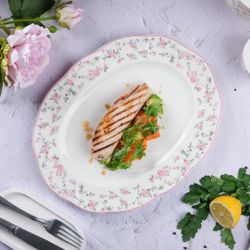 Блюдо овальное 34*27 cм h2,5 см   Noble [1]