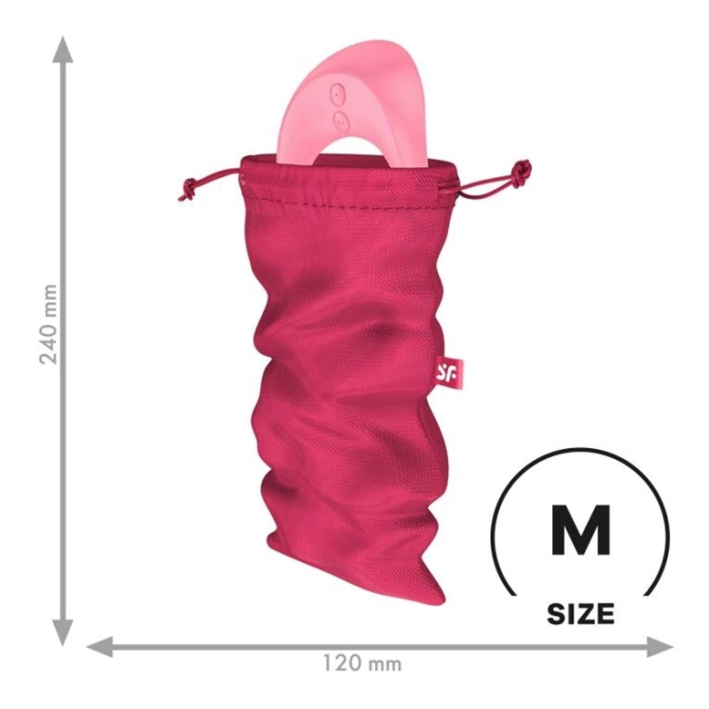 Мешочек для хранения вибромассажера Satisfyer Treasure Bag M (pink)