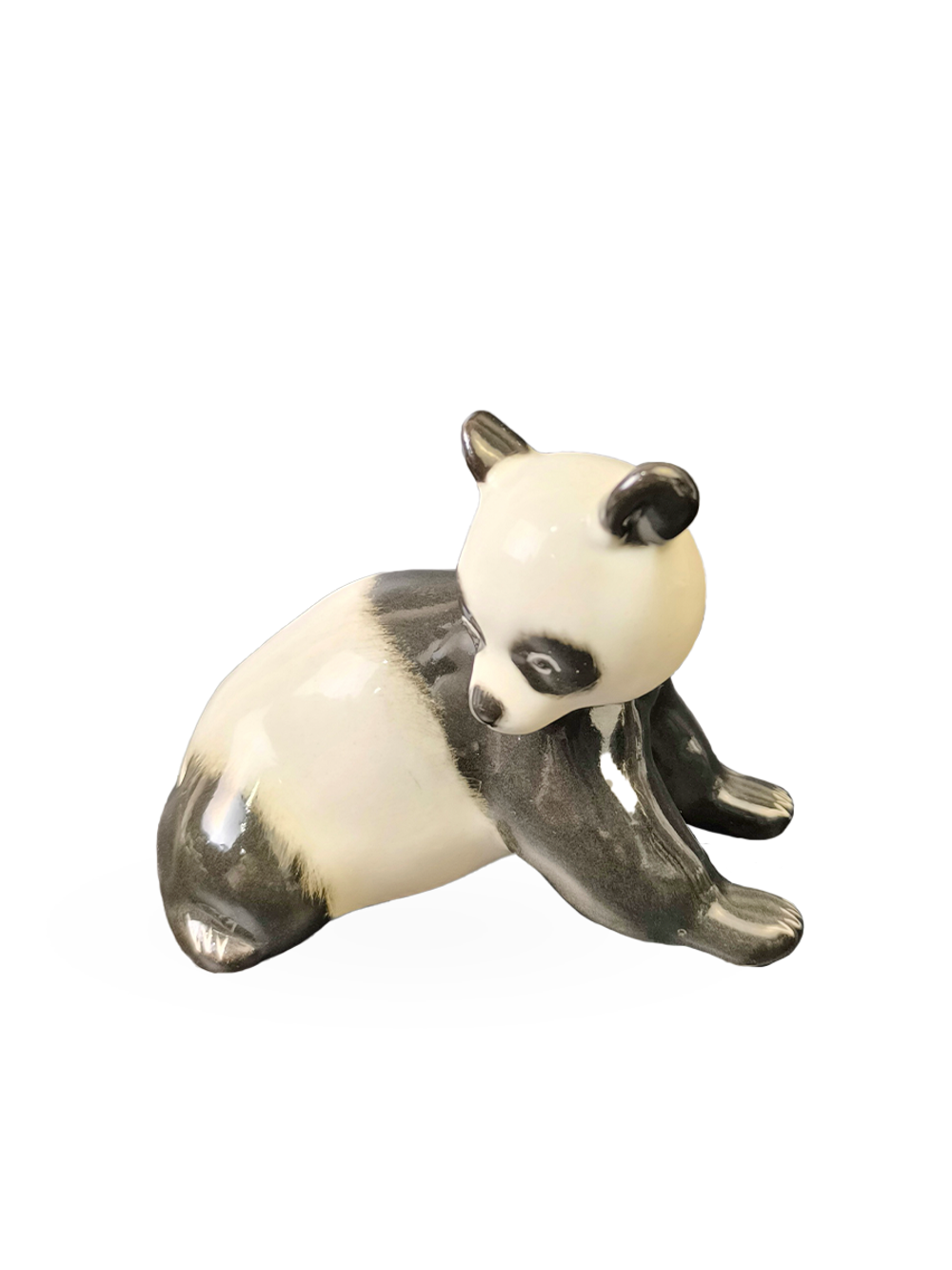 Фарфоровая статуэтка "Панда" ЛФЗ, СССР 1970 - 1986 гг.