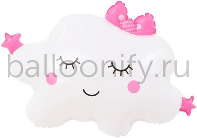 Шар (31''/79 см) Фигура, Облачко для девочки, 1 шт.