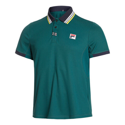 Мужское теннисное поло Fila Andrew Polo Men - Dark Green