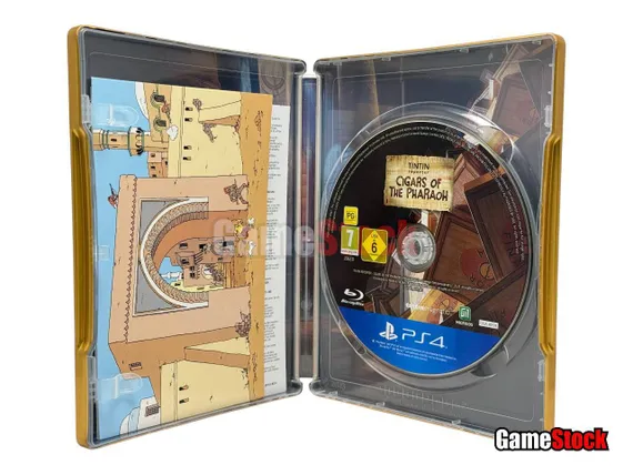 PS4 Tintin Reporter: Cigars of the Pharaoh Limited Edition (Б/У, Русские субтитры, CUSA-40904)