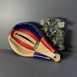 Кожаный цветной чехол для груши силомера Junior