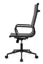 Кресло Riva Хьюго RCH 6002-1SEB Черный/Металл Черный