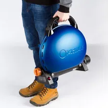 Портативный газовый гриль O-grill 500MT bicolor black-orange + адаптер А, 1 горелка