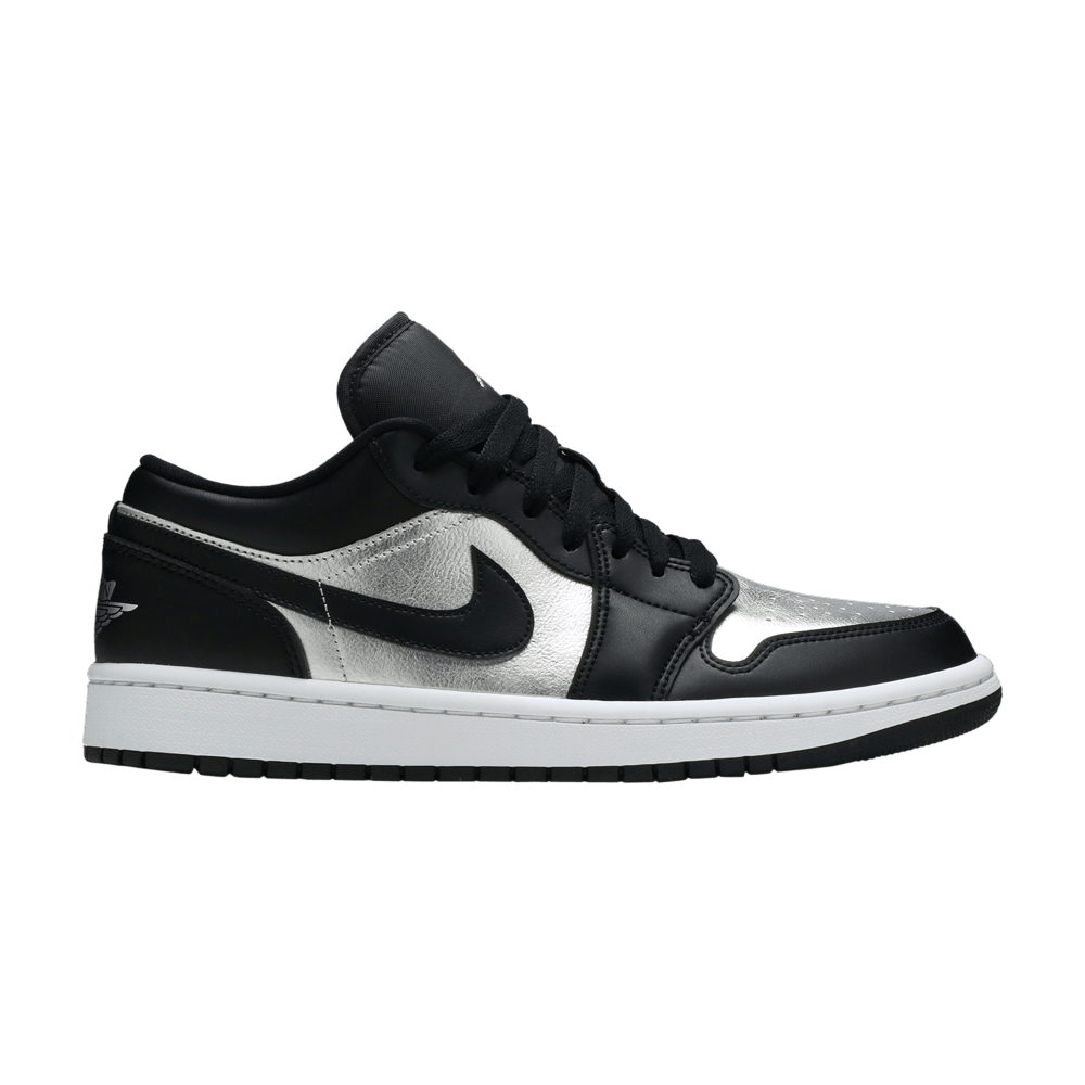 Кроссовки Jordan Air Jordan 1 Low "Silver Toe" (Женская размерная сетка)