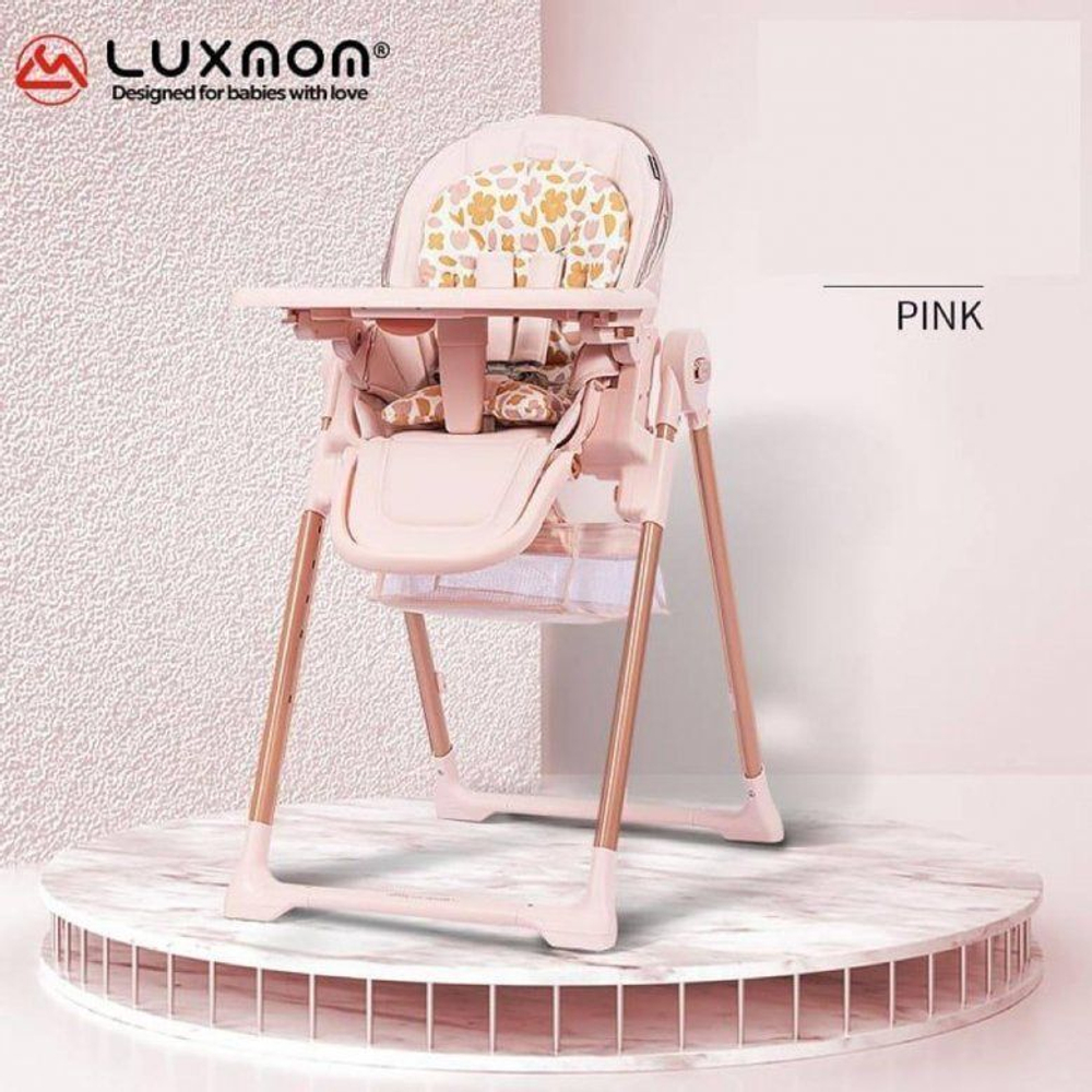 Стульчик для кормления luxmom Q7,экокожа /цвета