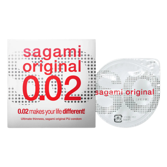Sagami Original 0.02 – полиуретановые японские презервативы
