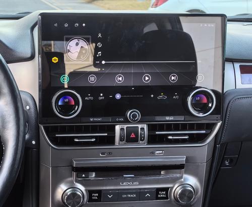 Магнитола для Lexus GX460 2009-2019 - Kuberg ZH-L1221 монитор 12.3", Android 12, Быстрая, CarPlay, SIM-слот