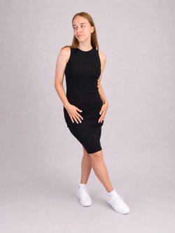 Платье лапша черное 40-44
