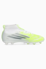 Бутсы adidas F50 League Mid FG/AG Junior - белый