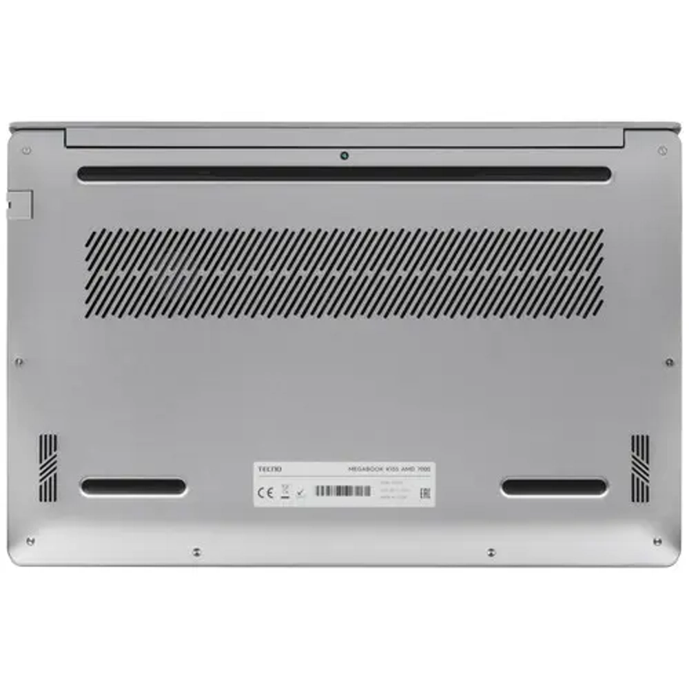 Ноутбук TECNO MegaBook K15SFA, 15.6", IPS, AMD Ryzen 5 7535HS 3.3ГГц, 6-ядерный, 16ГБ LPDDR5, 1ТБ SSD, AMD Radeon 660M, Windows 11 Home, серебристый [71005000538]