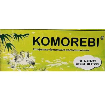 Комореби салфетки 250л, 2 слоя, 100% целлюлоза