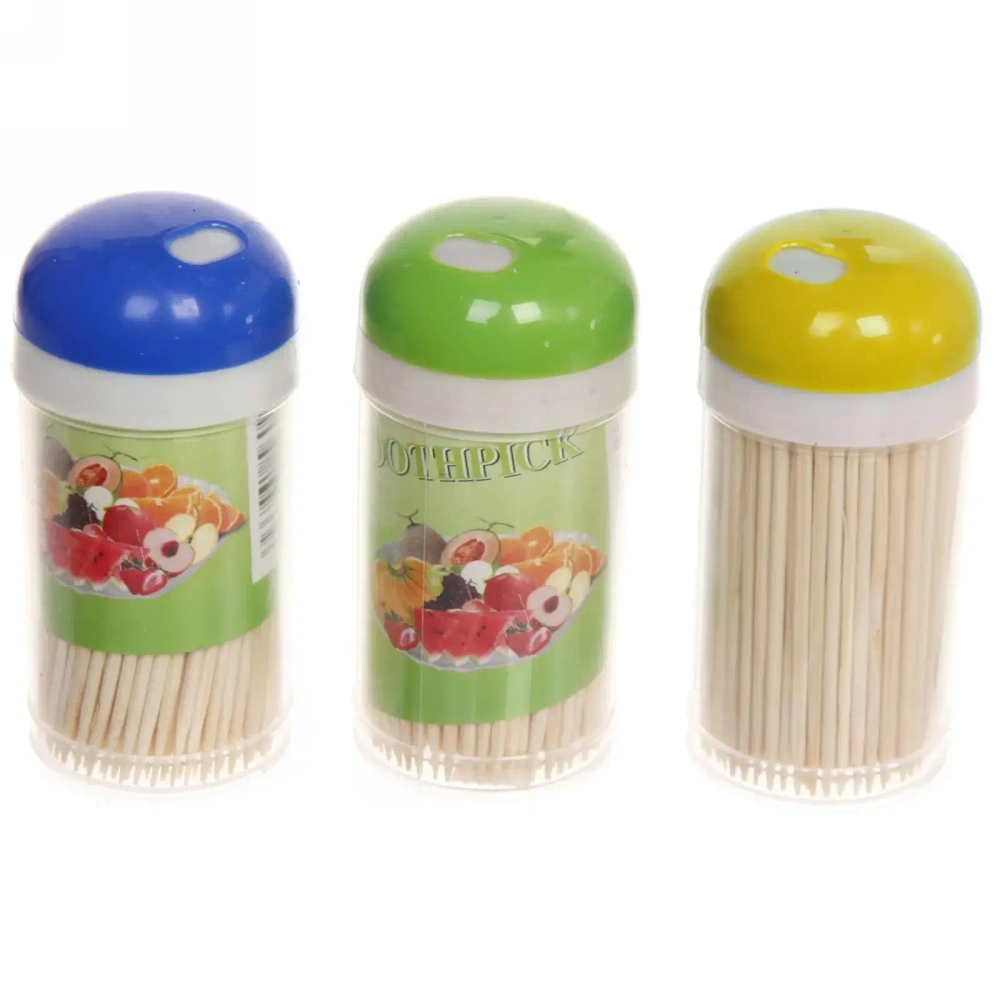 Зубочистки 200шт «Toothpick» в пластиковой банке