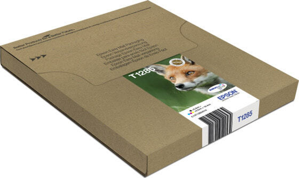 Epson Fox T128 Подлинный Черный, Голубой, Пурпурный, Желтый 1 шт C13T12854511