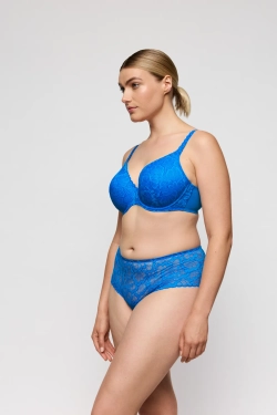 PRIMADONNA Бюстгальтер с поролоновой вставкой, вырез в форме сердца, синий