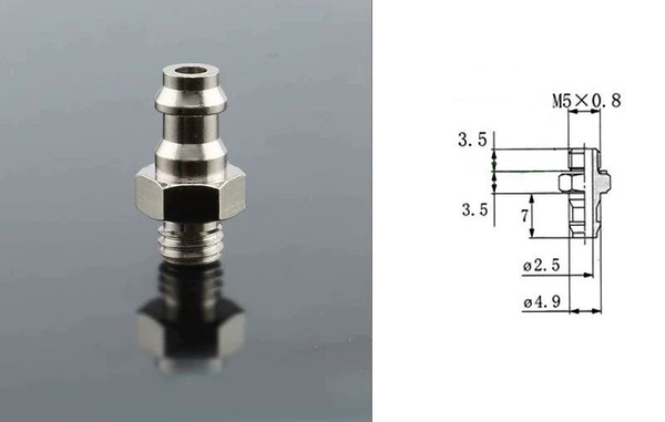 xternal teeth m5 connector